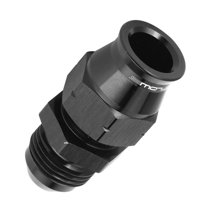 12in Buis naar Mannelijk 8 AN Adapter Brandstofrail Snelkoppeling Eéndelig CNCMachining Universeel