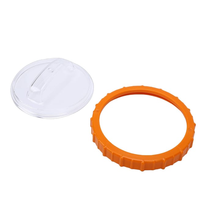 P07018 Oranje Moer met P07019 Transparant Deksel Plastic Zwembad Zandfilter Pomp Vervangingsaccessoire white