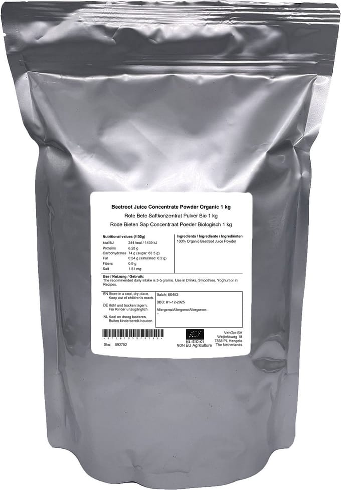 Rode Bieten Sap Concentraat Poeder - 1 Kg - Holyflavours
