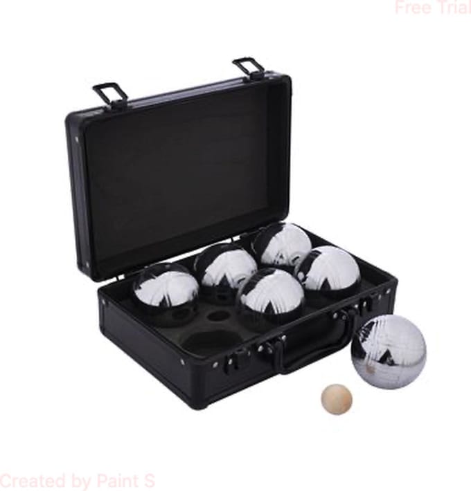 Jeu de Boules ballen in aluminium koffer - 6 ballen