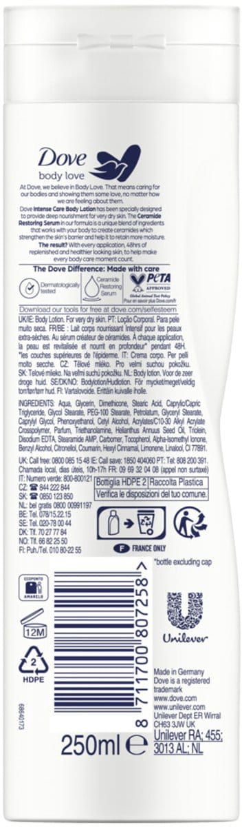 Dove Intensive - 250 ml - Bodylotion