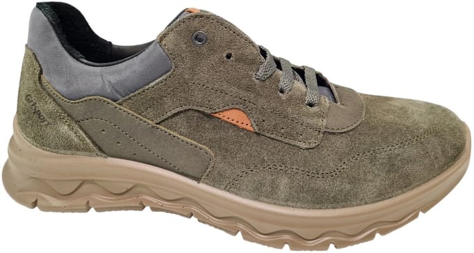 Grisport 44506 Suede Heren Sneakers - Groen - 46