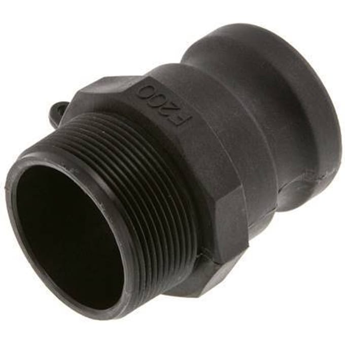 Camlock DN 50 (2'') Koppeling PolypropyleenR 2'' met buitendraad Type F MIL-C-27487