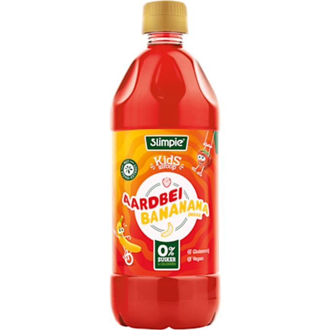 Limonadesiroop kids aardbei bananana
