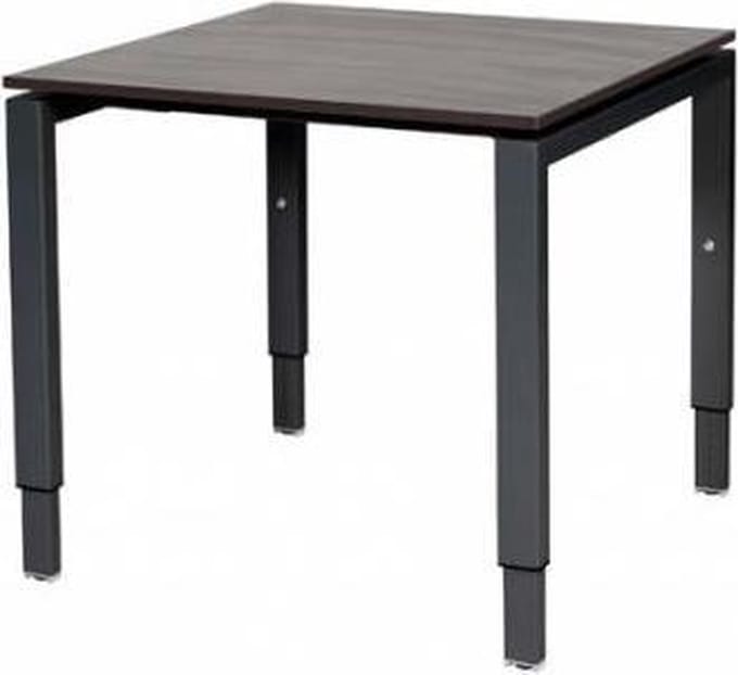 Verstelbaar Bureau - Domino 80x80 logan - wit frame