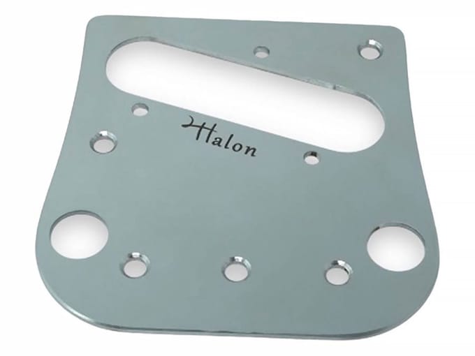 Halon BC-32-1 Bigsby Conversieplaat voor TE Gitaar – Standaard Cut, Satin RVS