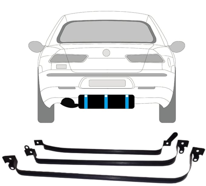 Brandstoftank klemmen voor Alfa Romeo 156 1997-2005