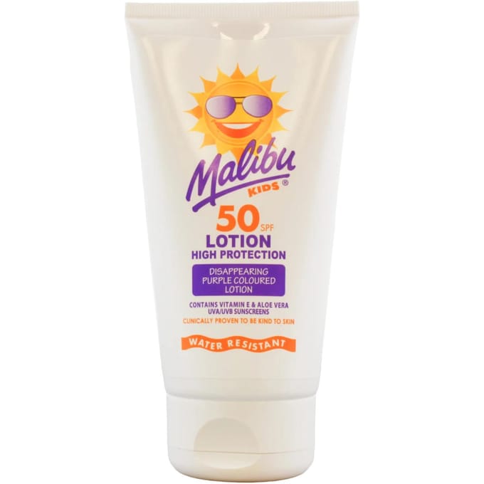 Malibu Kids Coloured Sun Lotion SPF50 - 150 ml