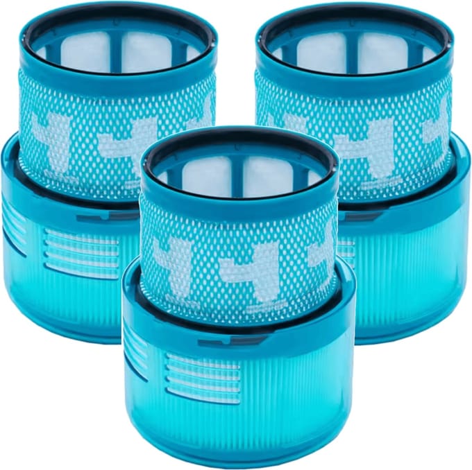 3x HEPA-filter geschikt voor Dyson G5 Gen5 Detect Absolute, Detect Fluffy stofzuiger - vervangingsfilter motorfilter
