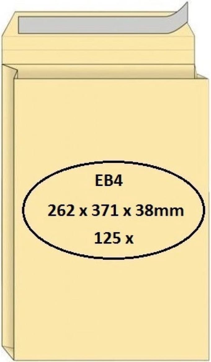 Envelop quantore monsterzak 262x371x38 170gr zk cr