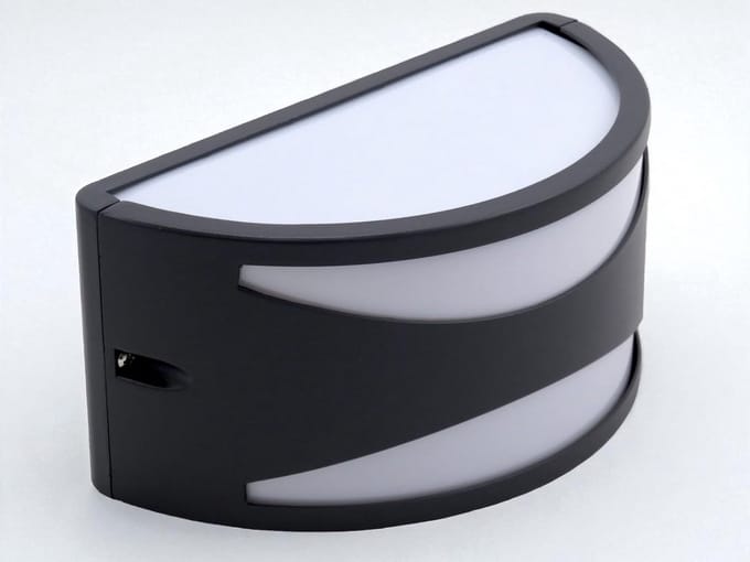 Moderne Buitenwandlamp Halve Maan Vorm Antraciet IP44