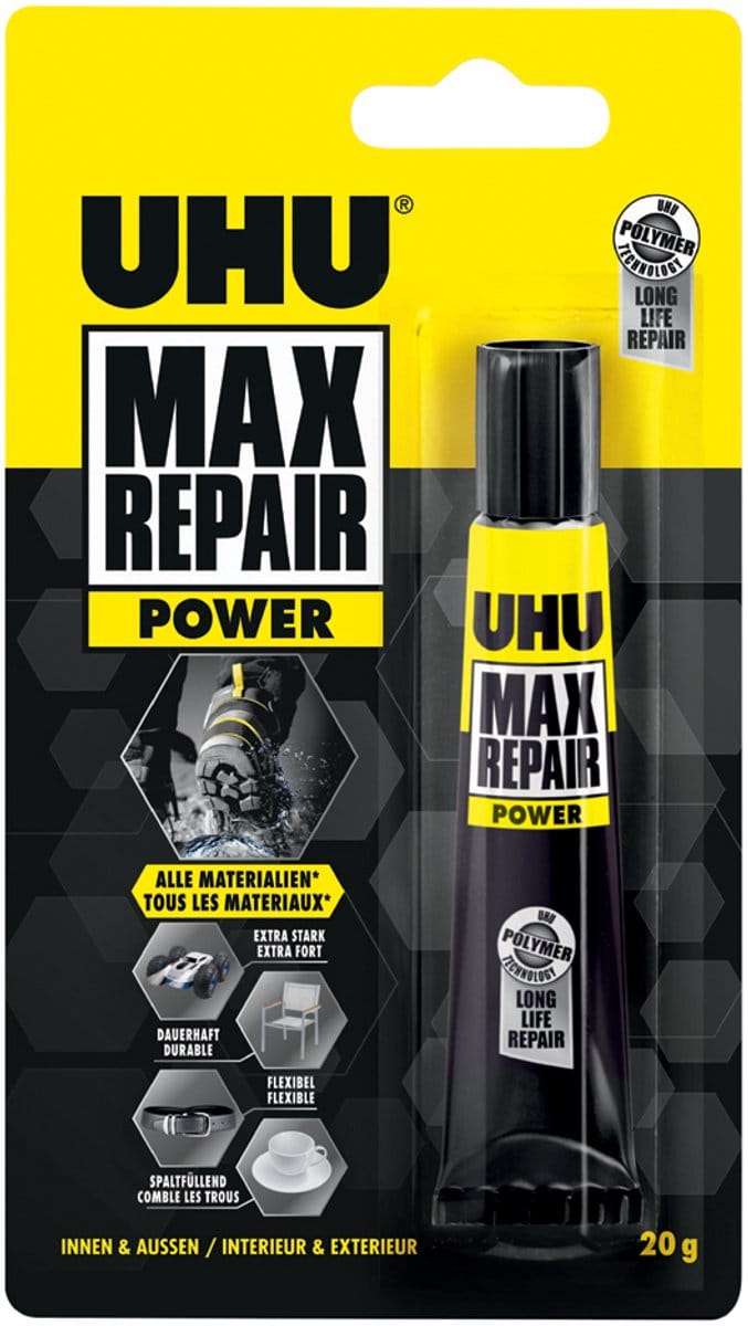 UHU universele lijm Max Repair Power, 20 g tube