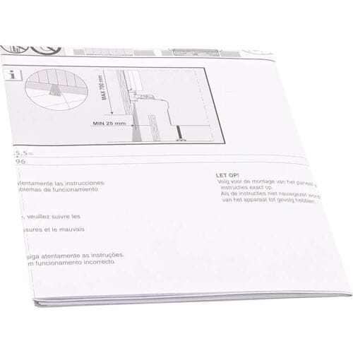 AEG sjabloon, deurpaneel, sleepscharnier 140035669161