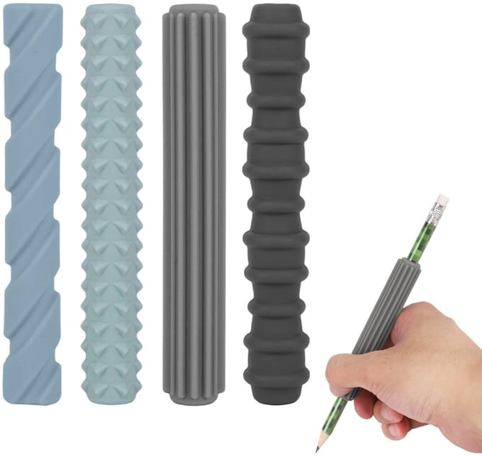 Dailygoods - Ergonomische Pennenhouder Set voor Kinderen