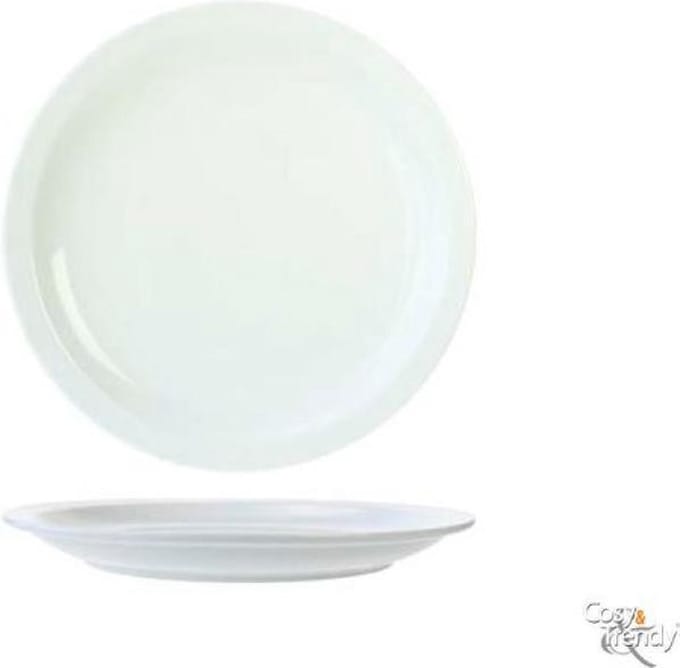 Cosy&Trendy Everyday Gebaksbordje - Wit - 16 cm