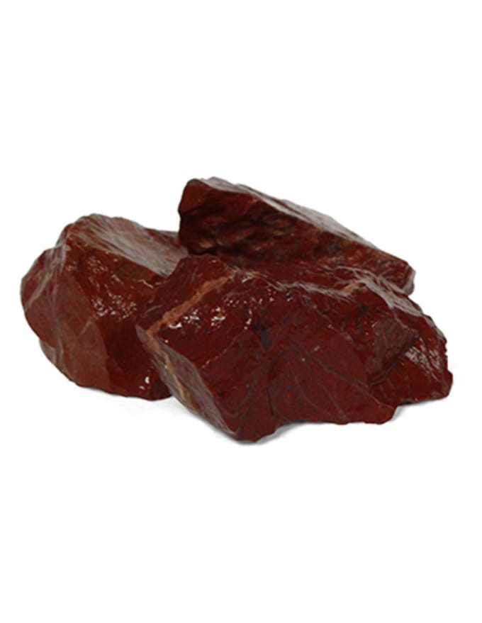 Jaspis rood Zuid-Afrika 250 gr. ruwe brokjes