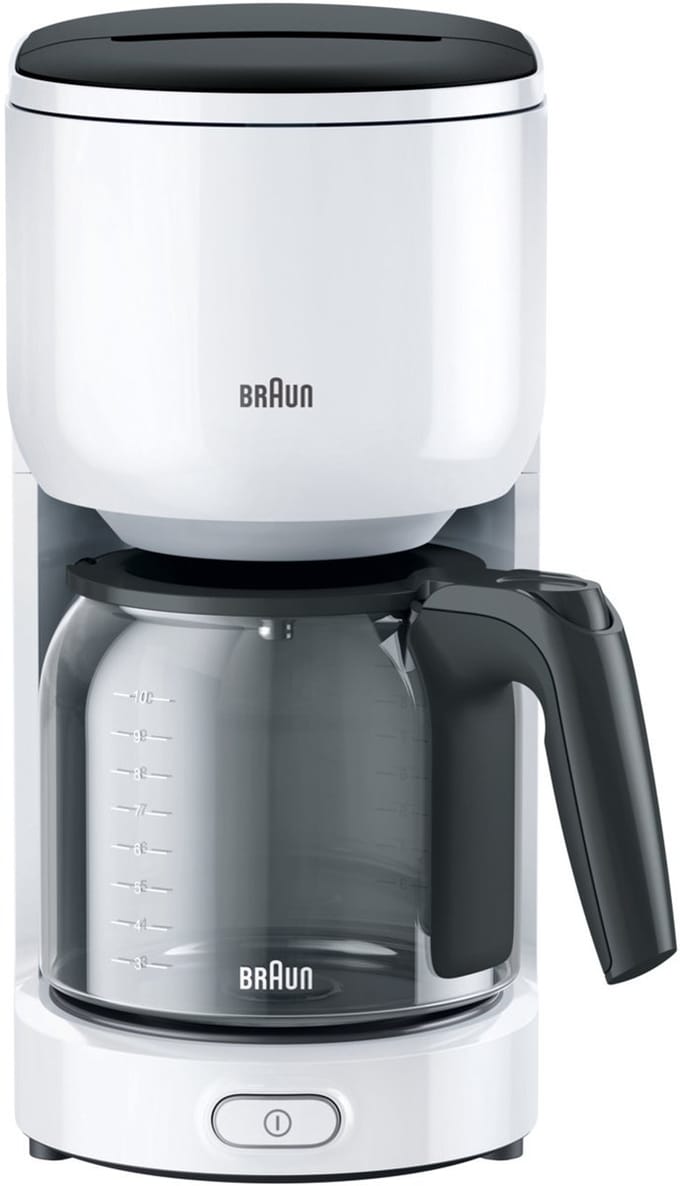 Braun PurEase KF 3120 WH - filter-koffiezetapparaat - Wit