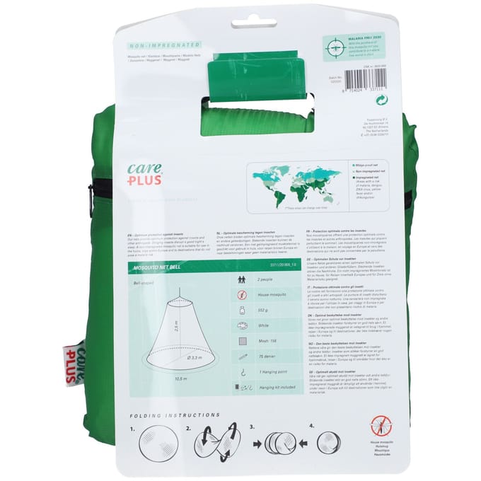 Care Plus Muskietennet Bell 2 Personen 1 Accessoires