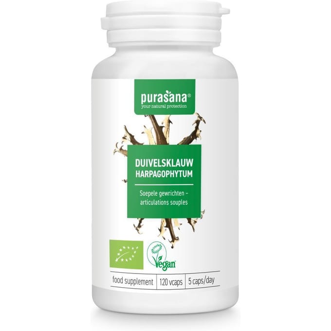 Purasana Vegan Harpagophylum 300mg Bio V-caps 120