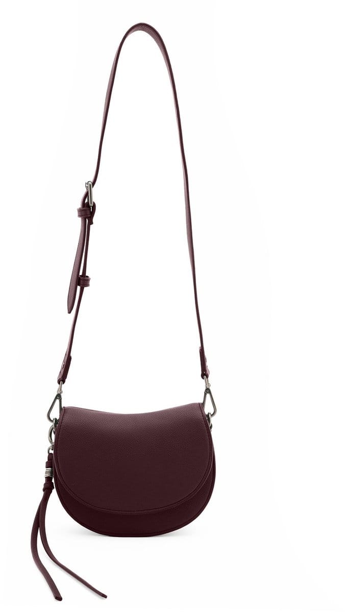 FREDsBRUDER schoudertas My Bestie Saddle Bag Dark Red donkerrood