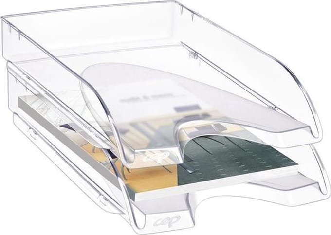 Cep Pro 200 brievenbak, polystyreen, 345 x 260 x 64 mm, crystal