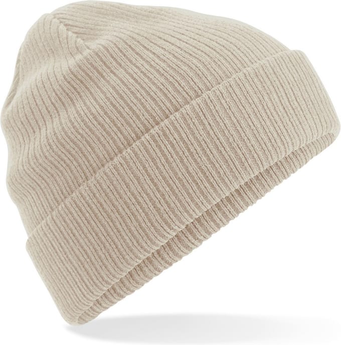 Beechfield Muts van biologisch katoen B050 - Sand - One size
