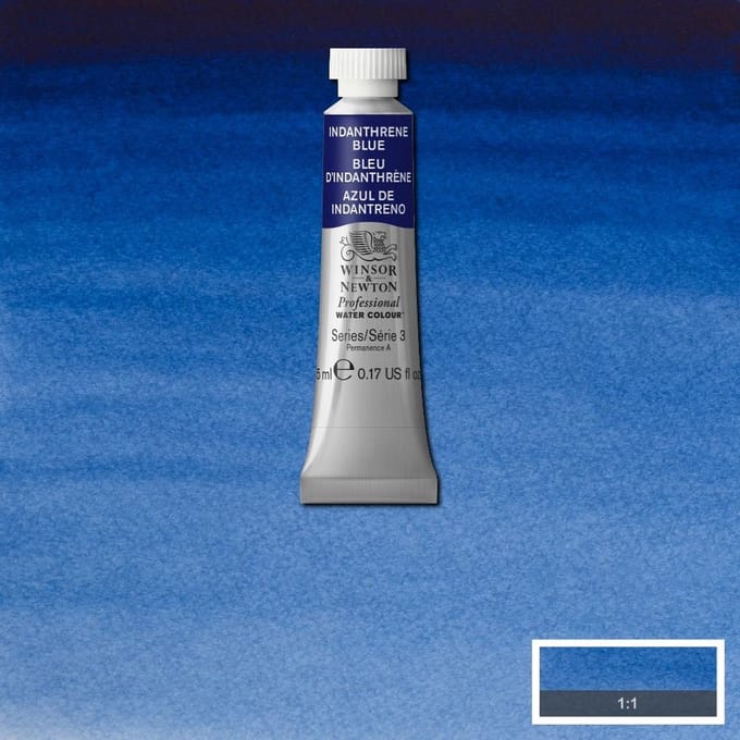 Watercolor paint W&N 5ml - 321 Indanthrene Blue