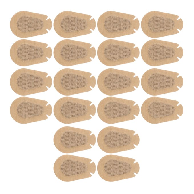 20 stuks Oogpleisters Verstelbaar Schattig Zelfklevend Bril Oogmasker Bescherming Parches voor beige