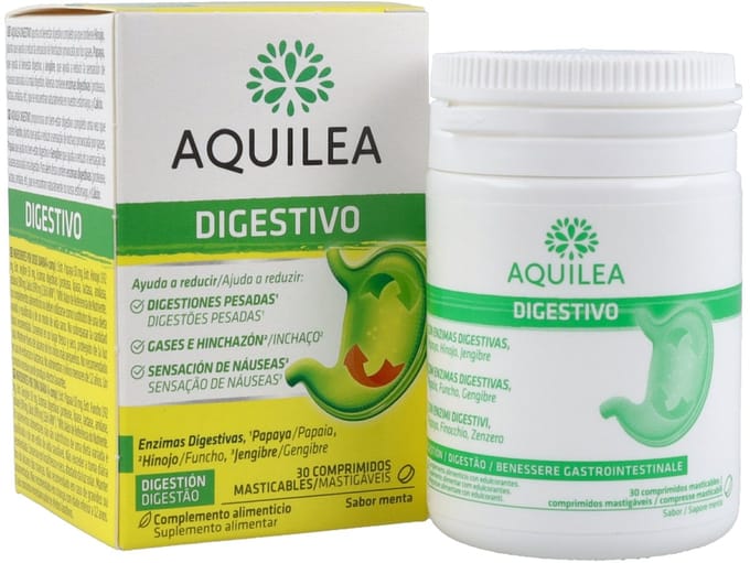 Aquilea Digestive Tabletten 30 Eenheden Transparant