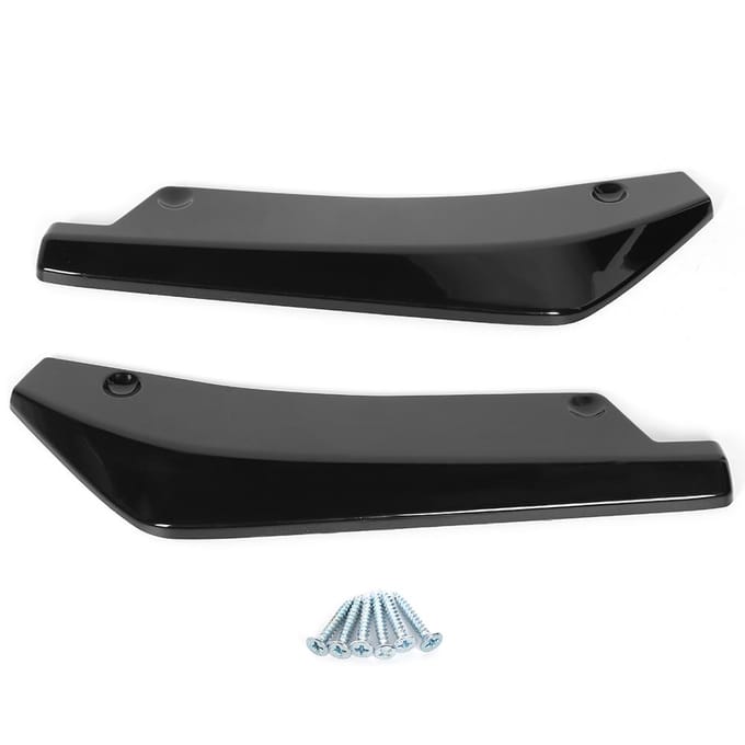 Universele Gemodificeerde Spoiler Glanzend Zwart Achterbumper Beschermhoes Lip Diffuser Splitter Deflector gray