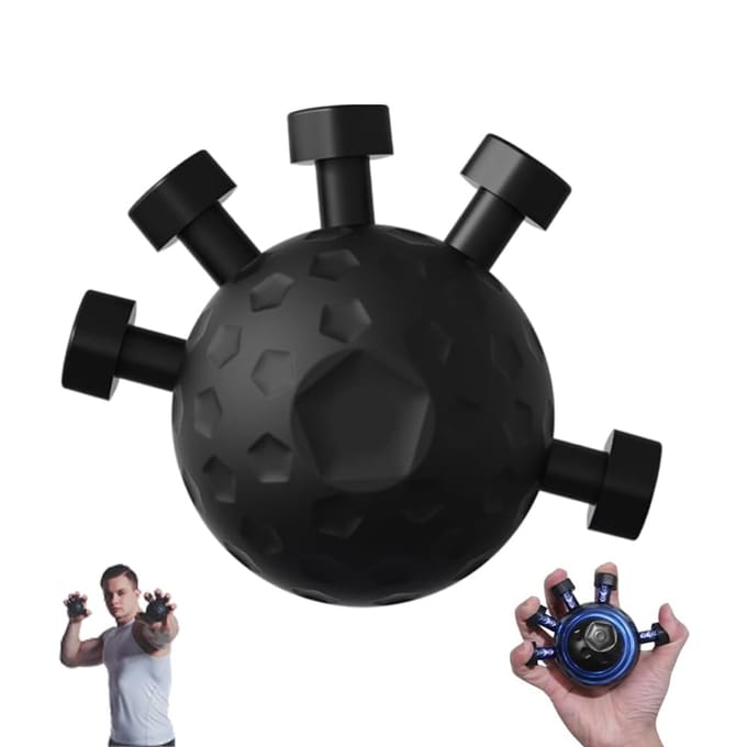 Vingeroefenaar Trainer Handgriptrainer voor Rotsklimmen en Handkrachttraining met Duurzame Gripper zwart