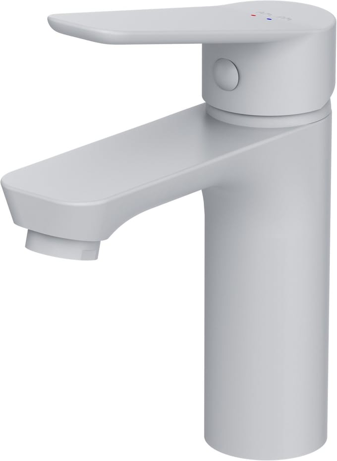 AM.PM Hit - Wastafelkraan S-Size - Waterbesparend - Messing - Wit