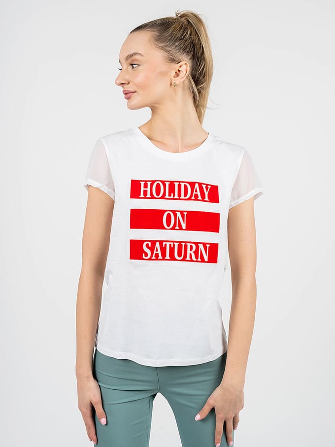 Patrizia Pepe T-Shirt Vrouw Wit