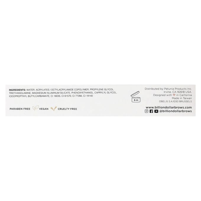 Billion Dollar Brows, Microblading Effect, Wenkbrauwpen, Raven, 1.2G(0.42oz) black