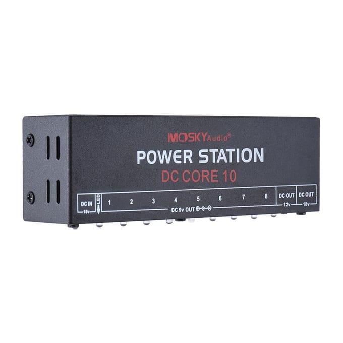 DC-CORE10 voeding voor 9V 12V 18V gitaareffect tien geïsoleerde uitgangen ! gray