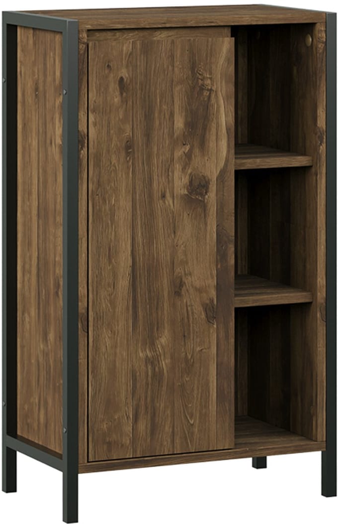 Vicco Naola Halfhoge kast – 50 x 80 cm met 7 compartimenten Eiken/zwart