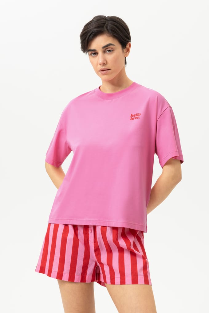 T-shirt Serie Solid Love Bubblegum Bliss