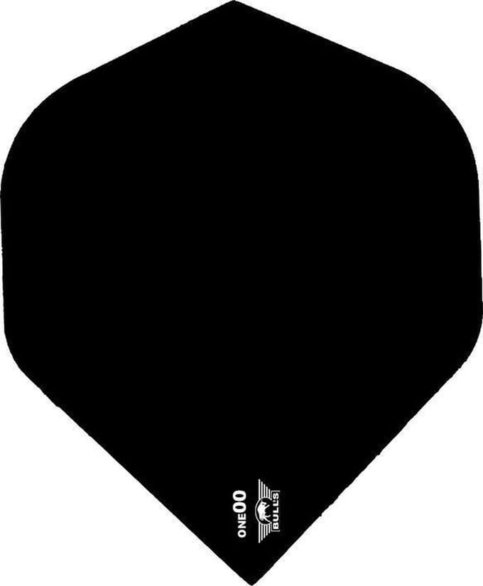 Bull's One00 - Black Plain - Dart Flights