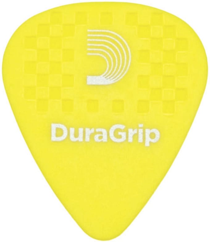 D'Addario 7DYL3-10 DuraGrip Guitar Picks voor elektrische gitaar, Light/Medium (10 x)