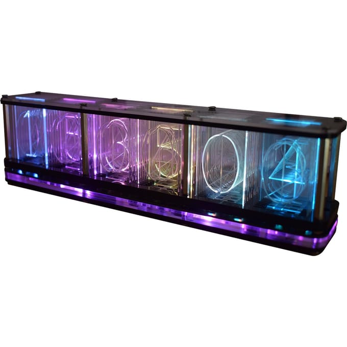 DS3231 Digitale LED-wekkerset Groot lettertype 6-cijferig display Elektronische klok Bulk Music Spectrum in Bulk zwart