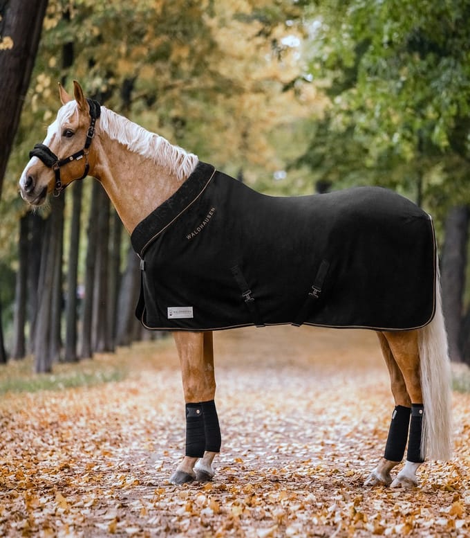 Fleecedeken voor paarden Waldhausen Modern Rosé