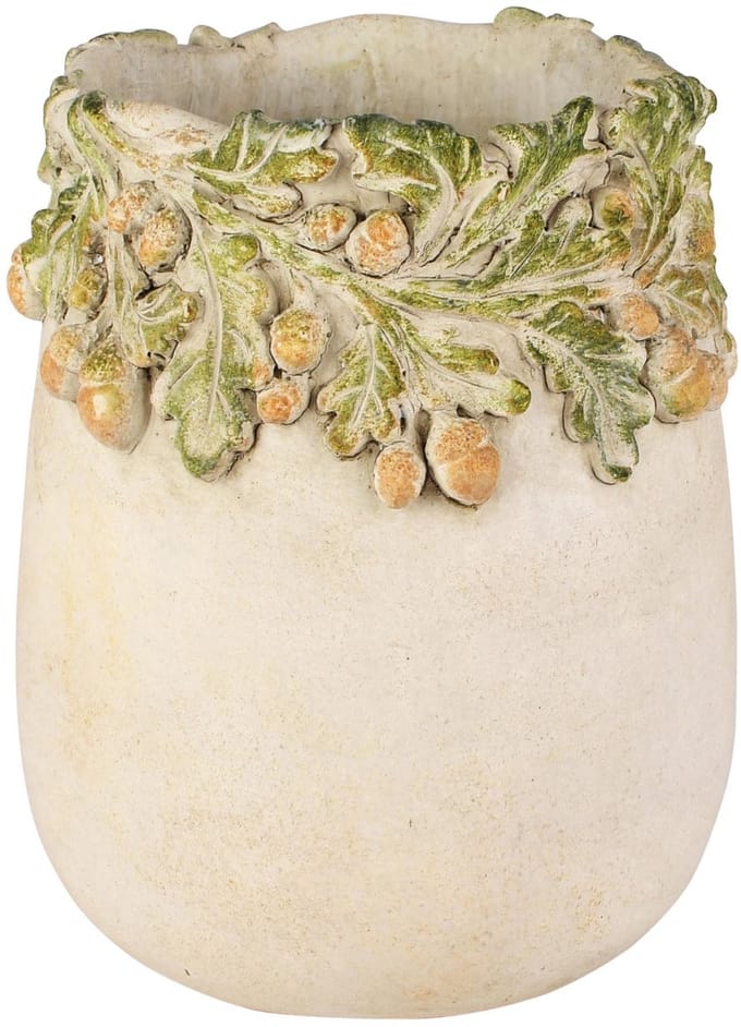 Dekoratief | Bloempot 'Pine Tree', cement, 15x15x19cm | A265018