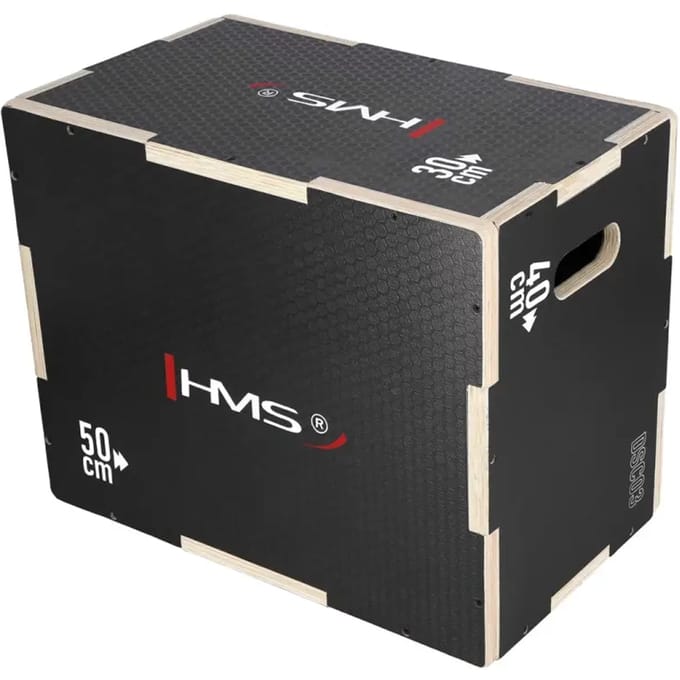 HMS Plyobox Hout - 50 x 40 x 30 cm - Zwart