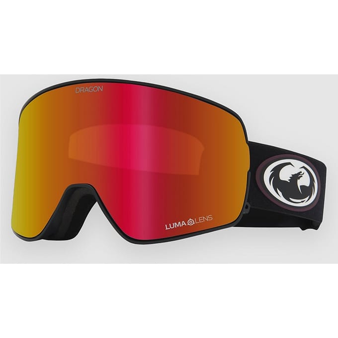 Dragon Alliance NFX2 Skibril - Old Skool/Red Ionized & Light Rose