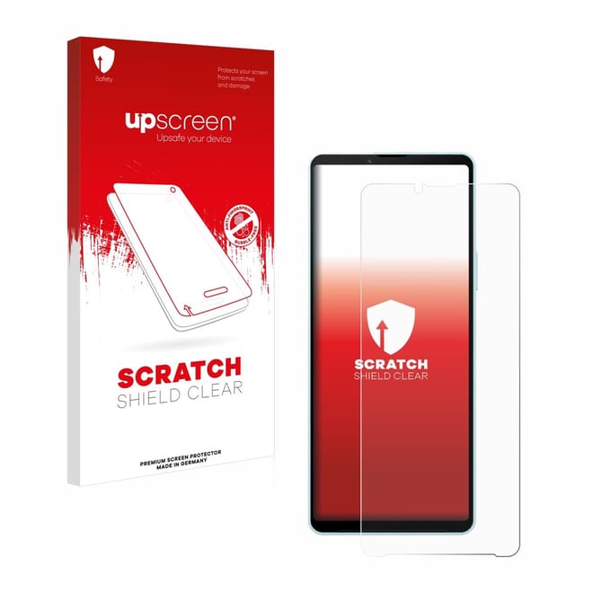 upscreen - Screenprotector voor Sony Xperia 10 VI - Folie Beschermfolie transparant