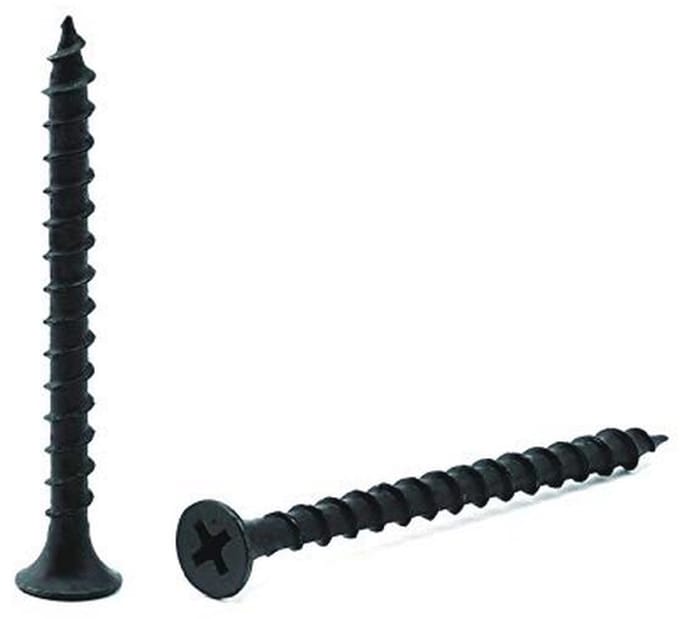 Zwarte Fosfaat Gecoate Zelftappende Houtscreven #8 - 100 Stuks