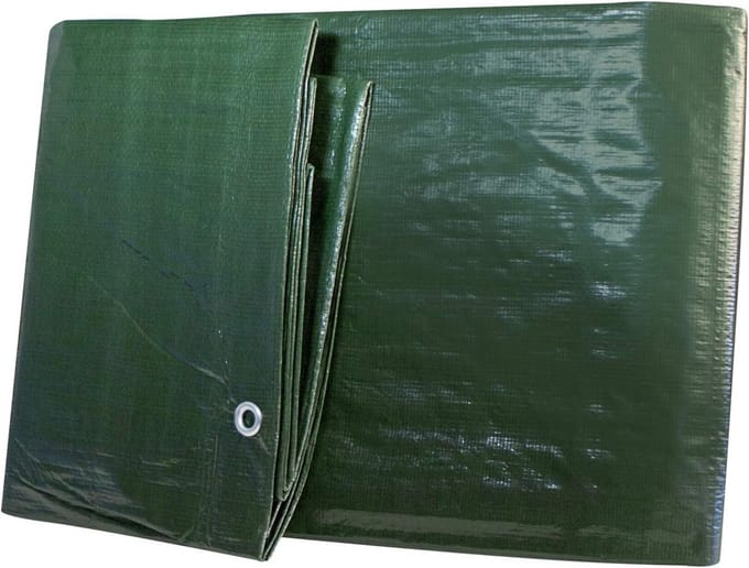 Groene Beschermzeil 3 x 4 m - Weefzeil 100 g/m², Weerbestendig en Sterk