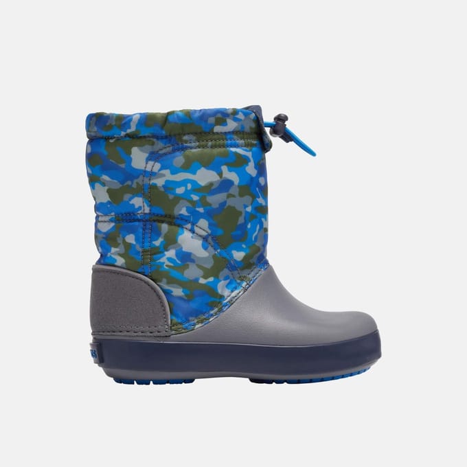 Crocs Lodgepoint Winter Boots Camo Groen/Blauw Maat 23/24 US C7