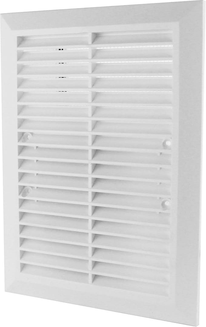 Ventilatie rooster met insectenhor voor binnen en buiten