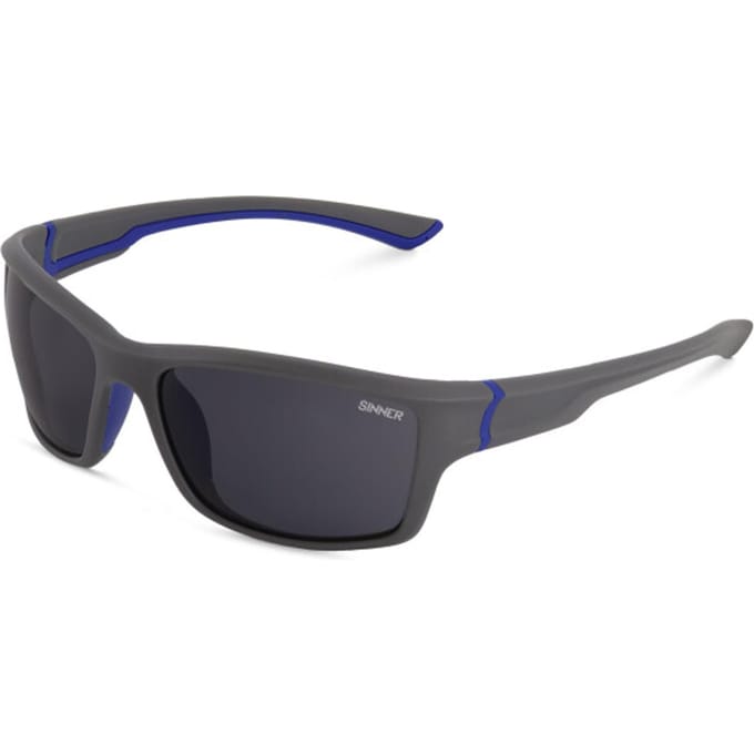 SINNER - cayo mt grey/blue-smoke - Zonnebril heren - Grijs